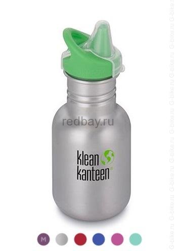 Детская бутылка Klean Kanteen Kid Classic Sippy 12oz (355мл) Маленькая и практически невесомая бутылочка серии KID